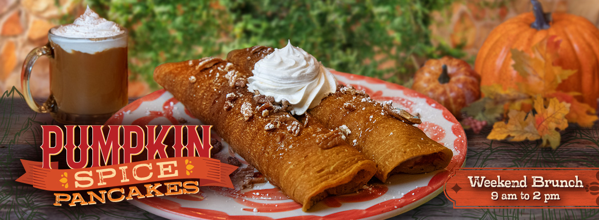 Pumpkin Spice Pancakes at Lupe Tortilla