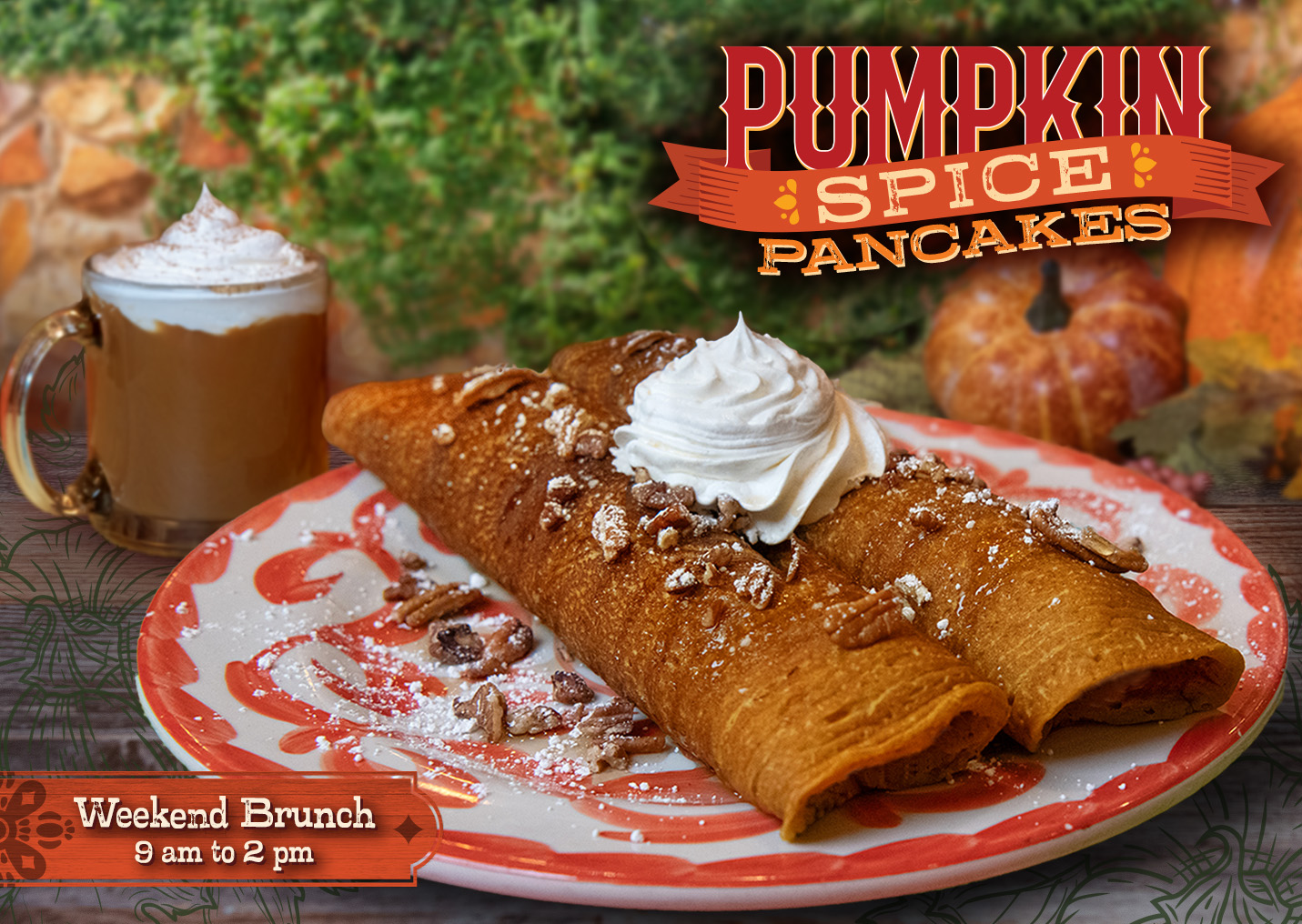 Pumpkin Spice Pancakes at Lupe Tortilla