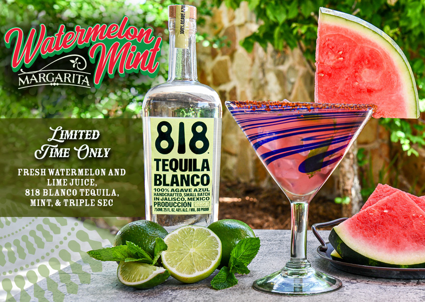 Watermelon Mint Margarita back for a limited time