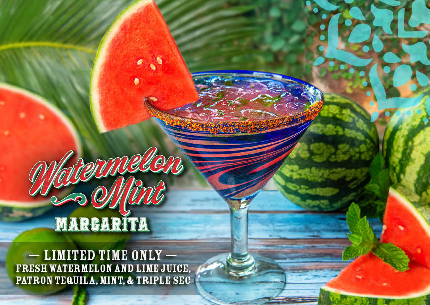 Watermelon Mint Margarita at Lupe Tortilla