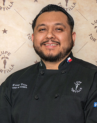 Lupe Tortilla Managing Partner Brian Diaz at Montgomery, TX