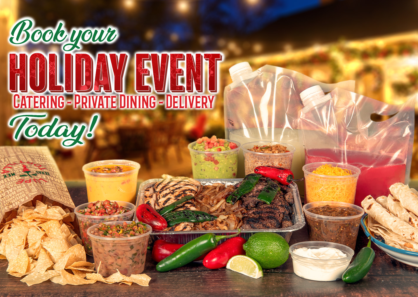 Holiday Party Packs at Lupe Tortilla