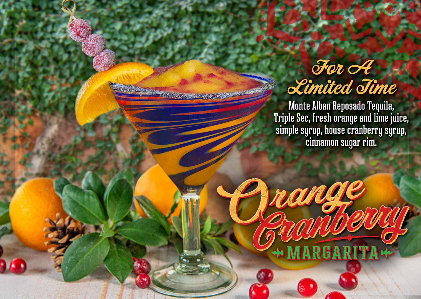 Orange Cranberry Margarita at Lupe Tortilla