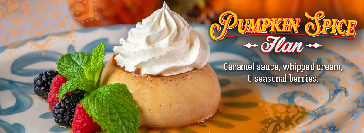Lupe Tortilla's Pumpkin Spice Flan