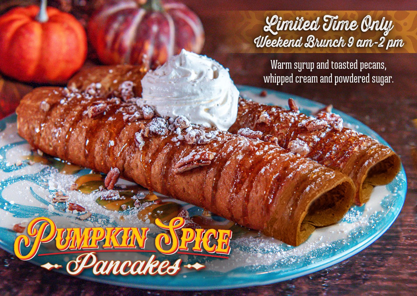 Pumpkin Spice Pancakes at Lupe Tortilla