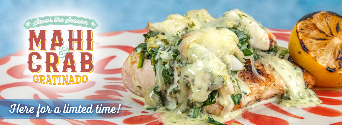 Mahi and Crab Gratinado