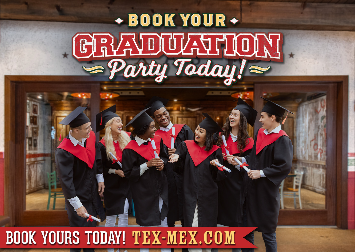 Book your graduation party today at Lupe Tortilla.
