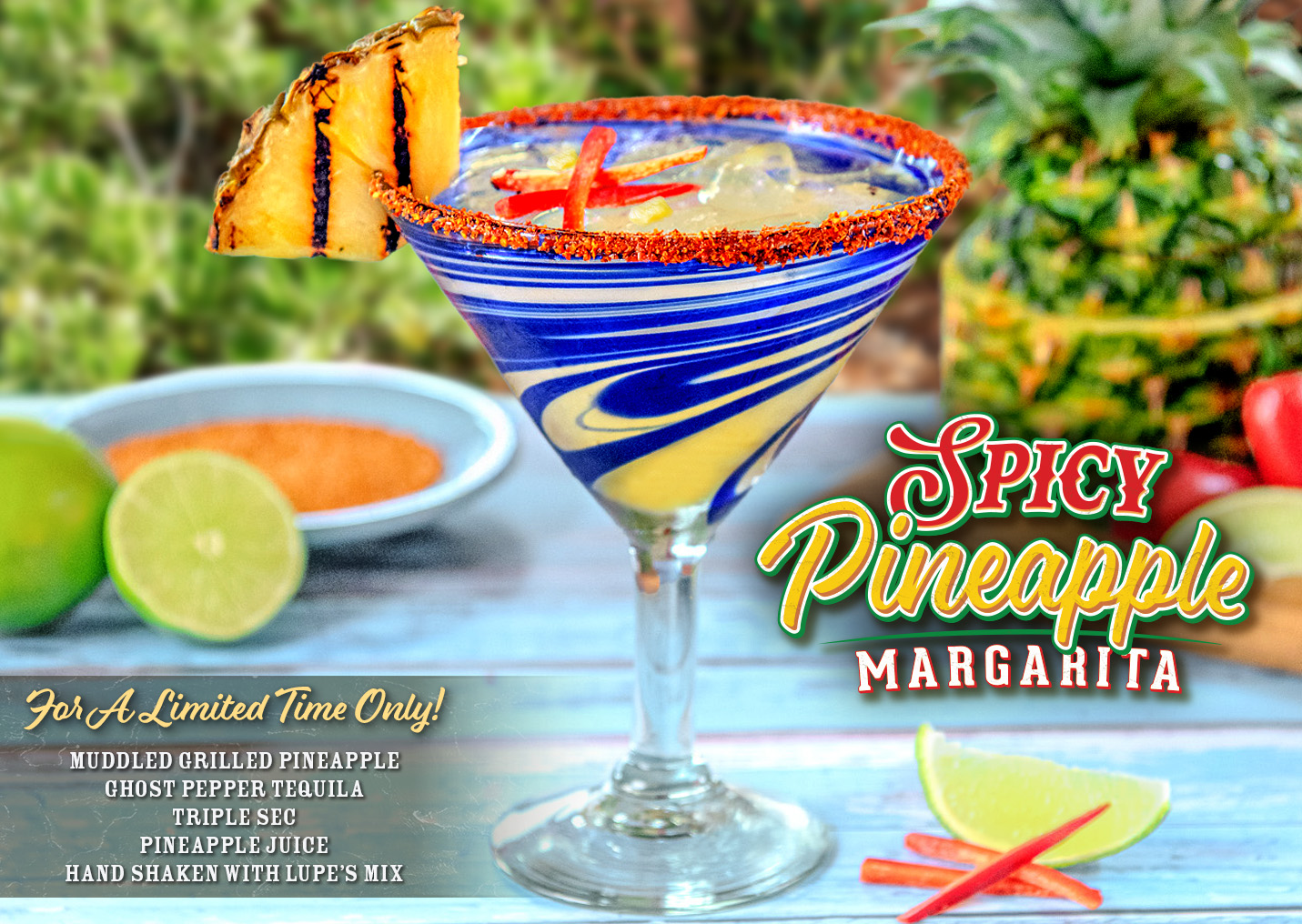 Spicy Pineapple at Lupe Tortilla