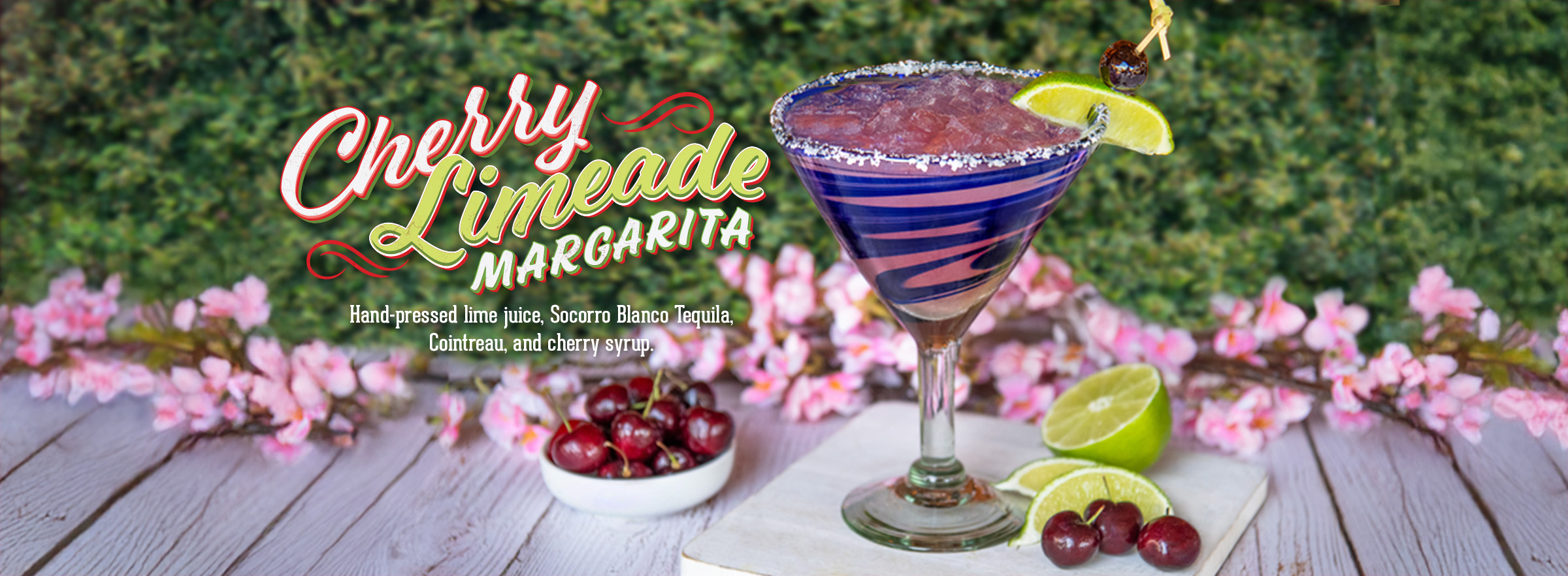 Cherry Limeade Margarita at Lupe Tortilla