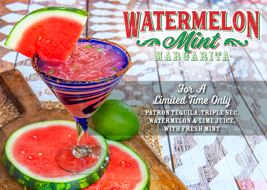 Watermelon Mint Margarita at Lupe Tortilla