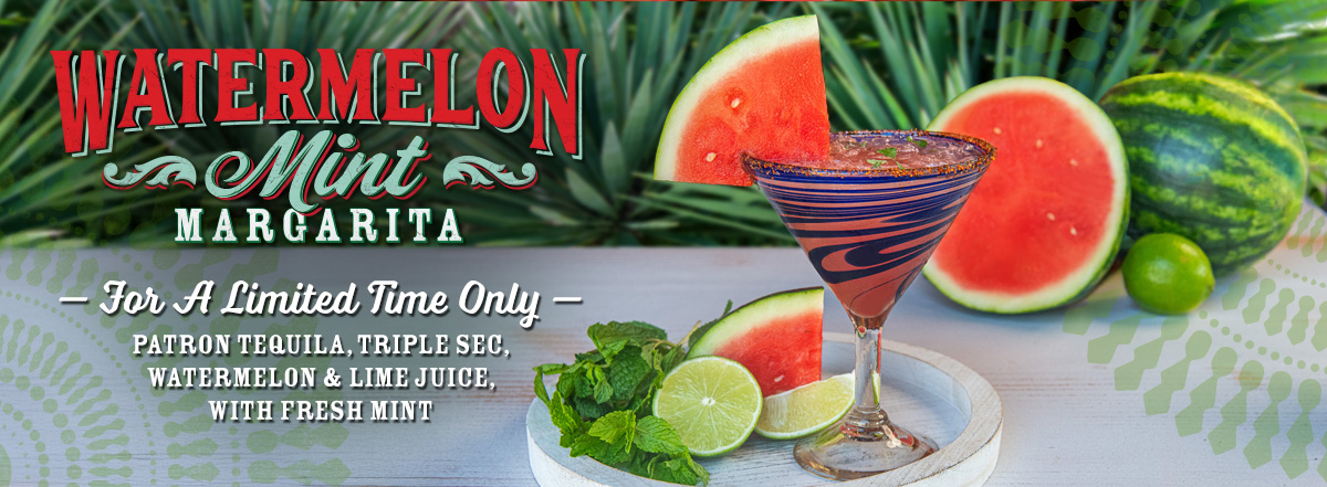 Watermelon Mint Margarita at Lupe Tortilla