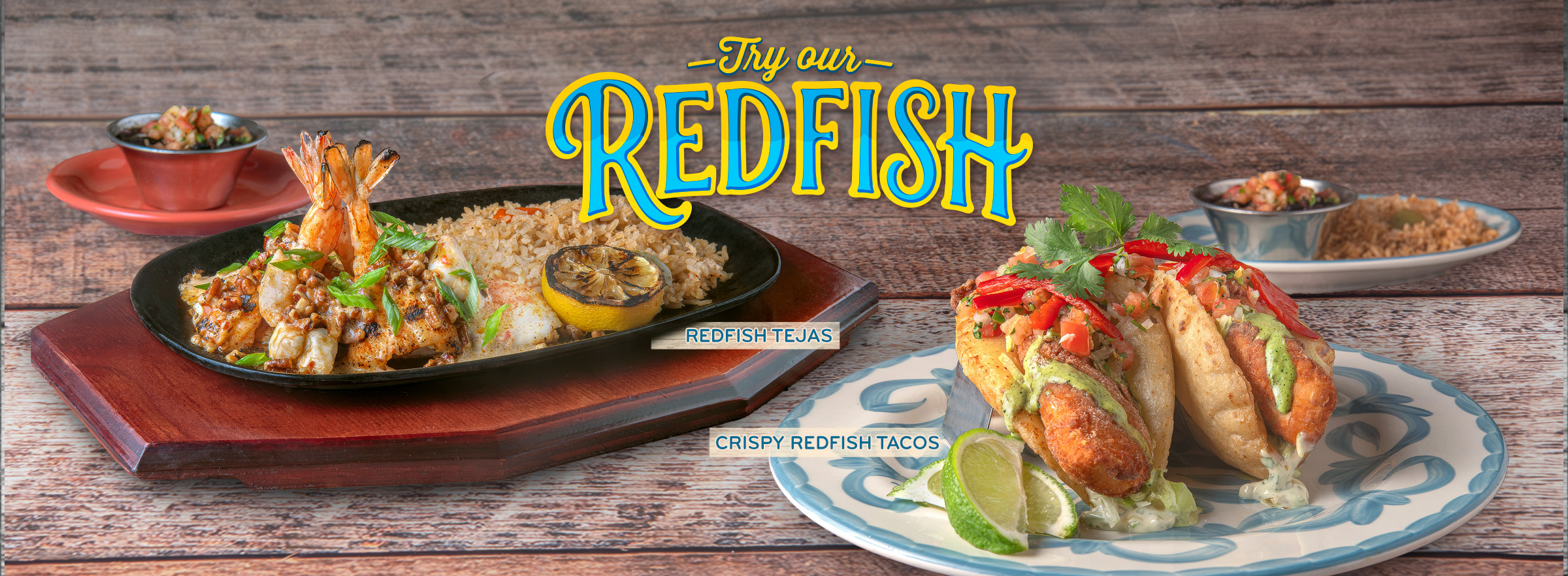 Try our Redfish! Now serving at Lupe Tortilla
