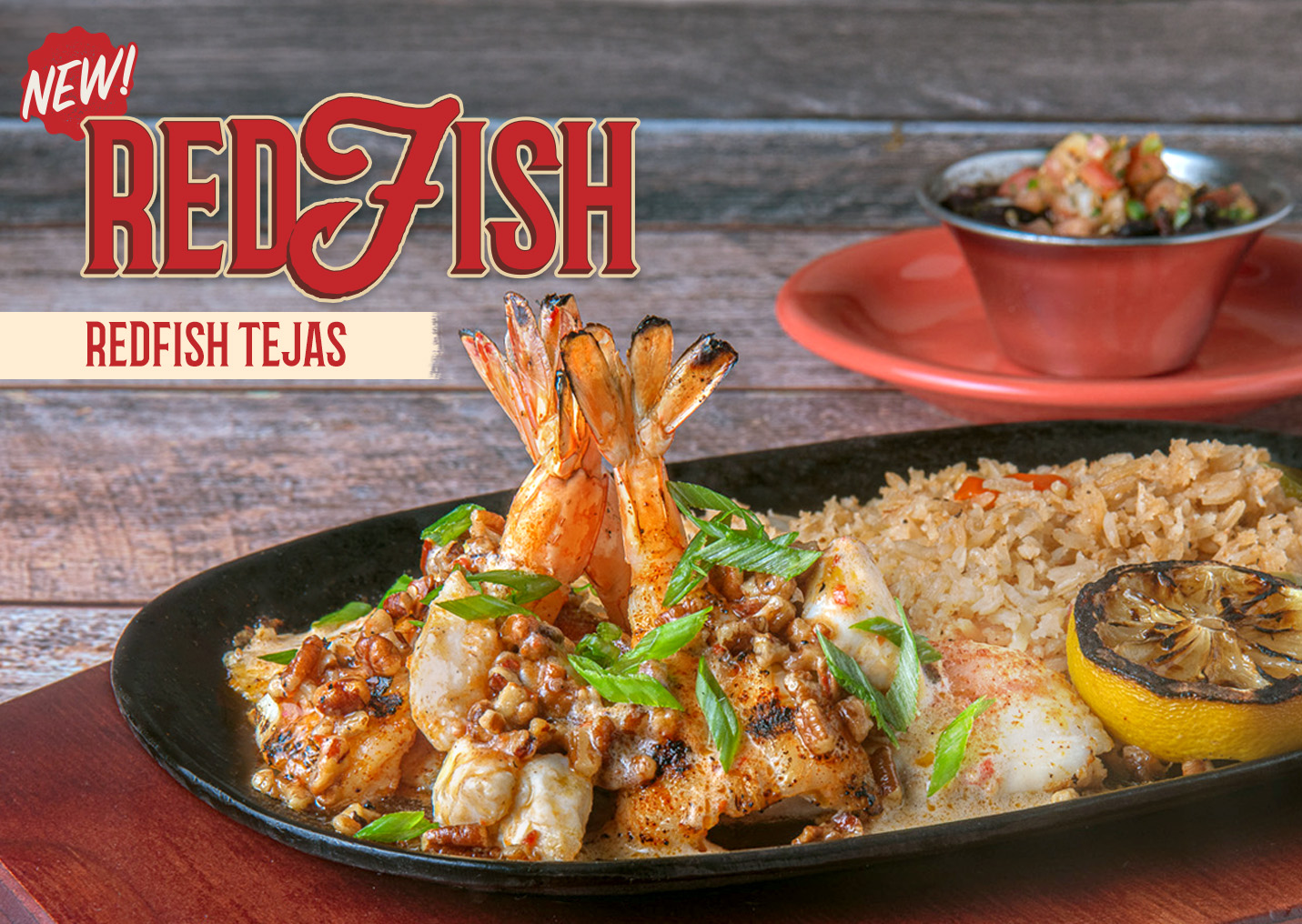 New! Redfish Tejas at Lupe Tortilla